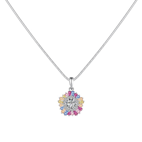 [Aurelle Style]Charming Flower Colorful Necklace