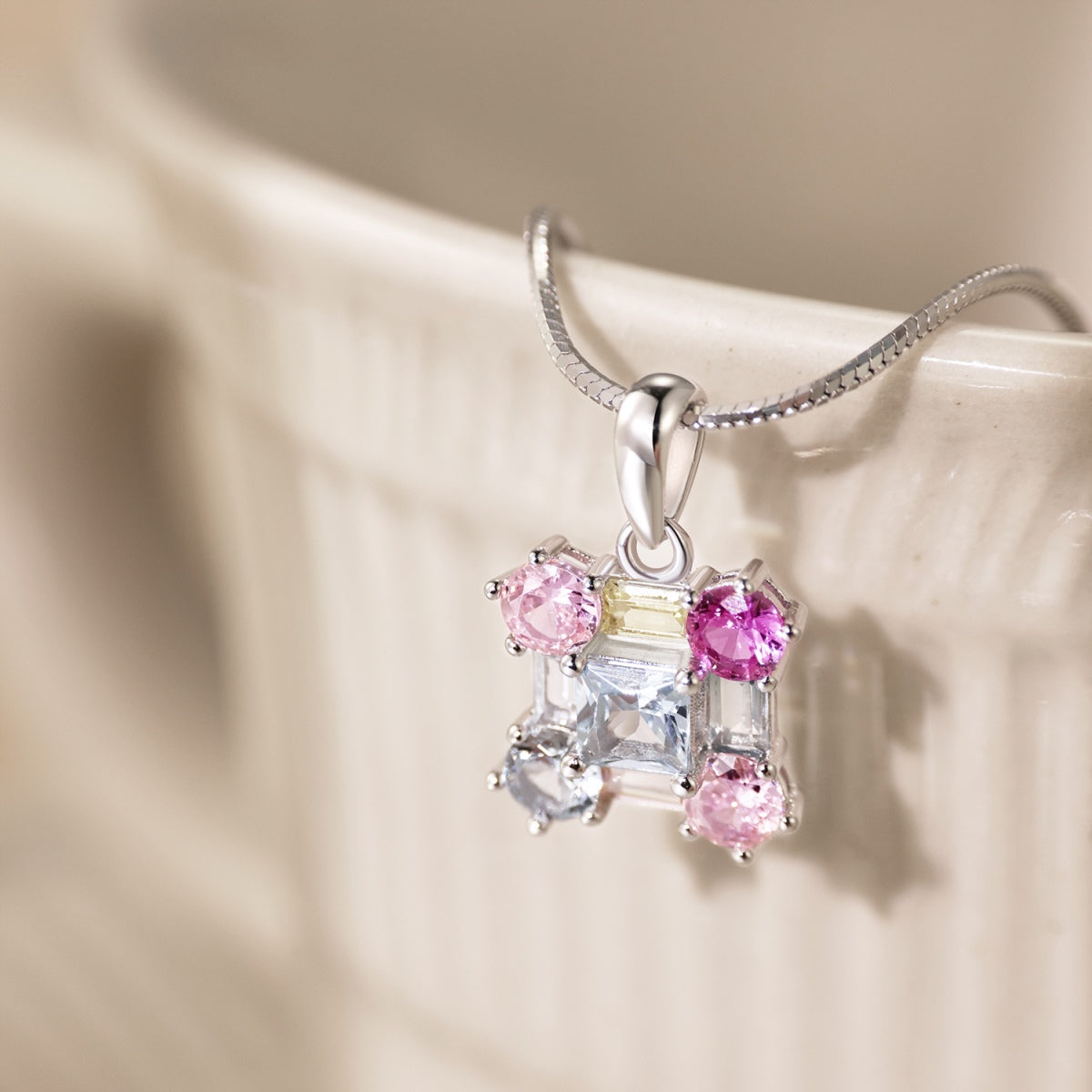 [Aurelle Style]Gorgeous Multi Colorful Necklace