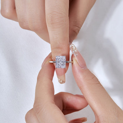 [Aurelle Style]4.0 Carat Ornate Enchanting Radiand Cut Banquet Ring
