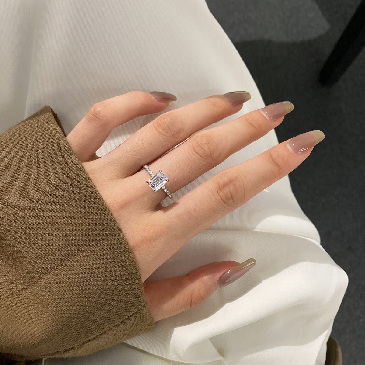 [Aurelle Style]2.0 Carat Scintillating Ornate Radiant Cut Party Ring