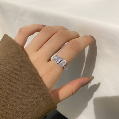 [Aurelle Style]2.0 Carat Scintillating Ornate Radiant Cut Party Ring