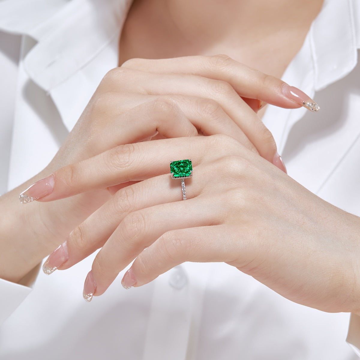 [Aurelle Style]4.0 Carat Luxurious Engagement Ring