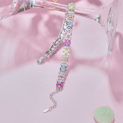 [Aurelle Style]Delicate Colorful Multi Cut Party Bracelet
