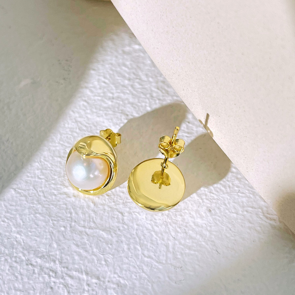 [Aurelle Style]Dainty Bread Pearl Earrings