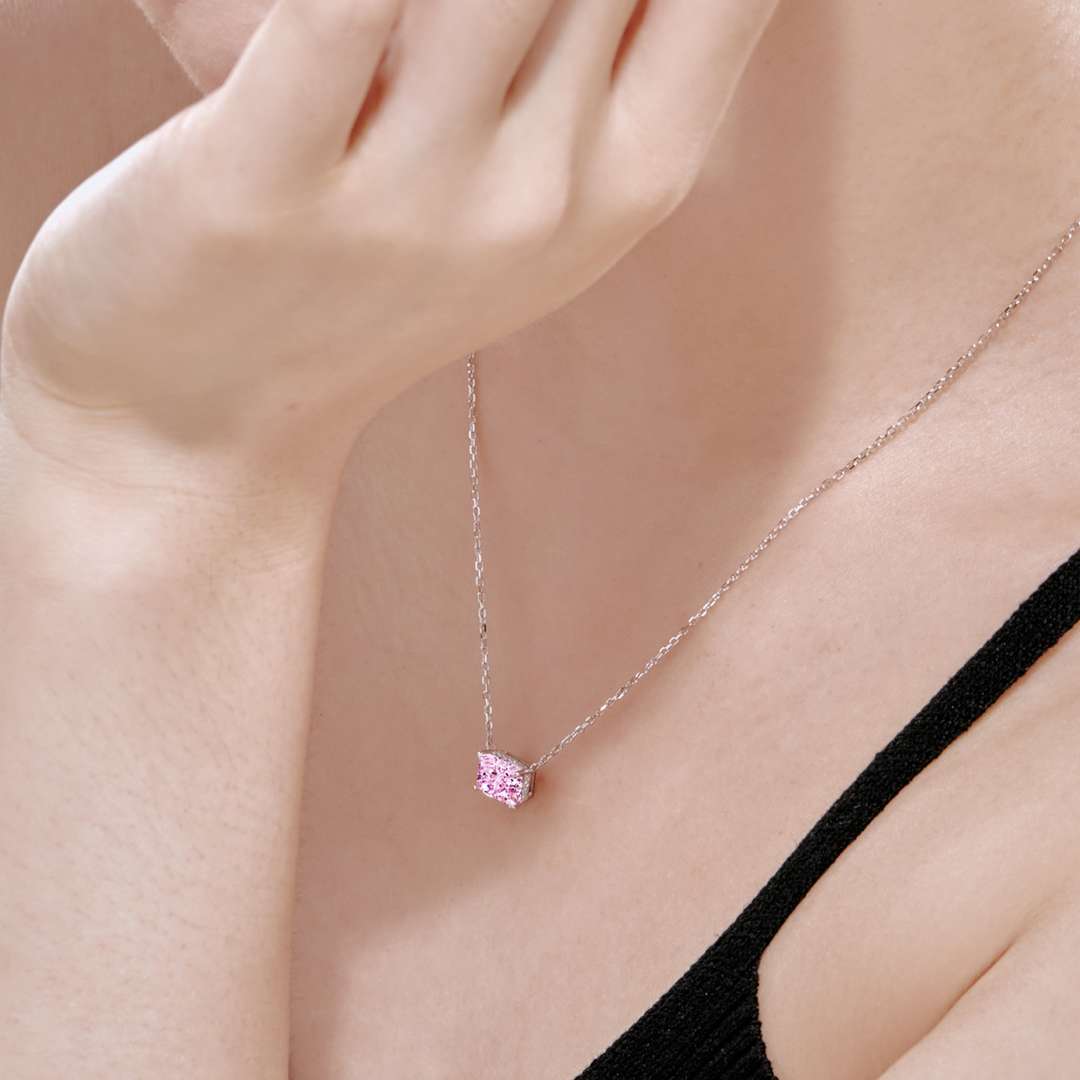 [Aurelle Style]Luxurious Square Shape Colorful Necalack