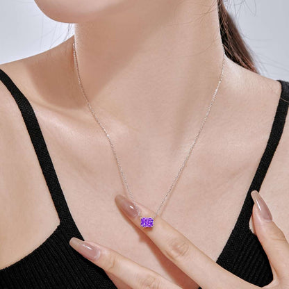 [Aurelle Style]Luxurious Square Shape Colorful Necalack