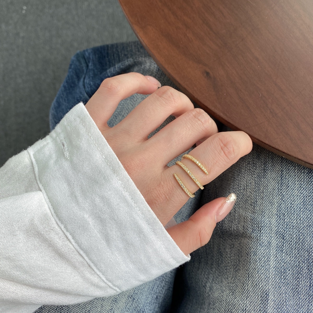 [Aurelle Style]Unique Vibrant Entangle Daily Ring
