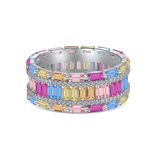 [Aurelle Style]Dazzling Colorful Radiant Cut Party Ring