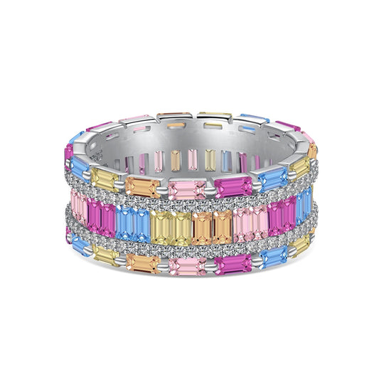 [Aurelle Style]Dazzling Colorful Radiant Cut Party Ring