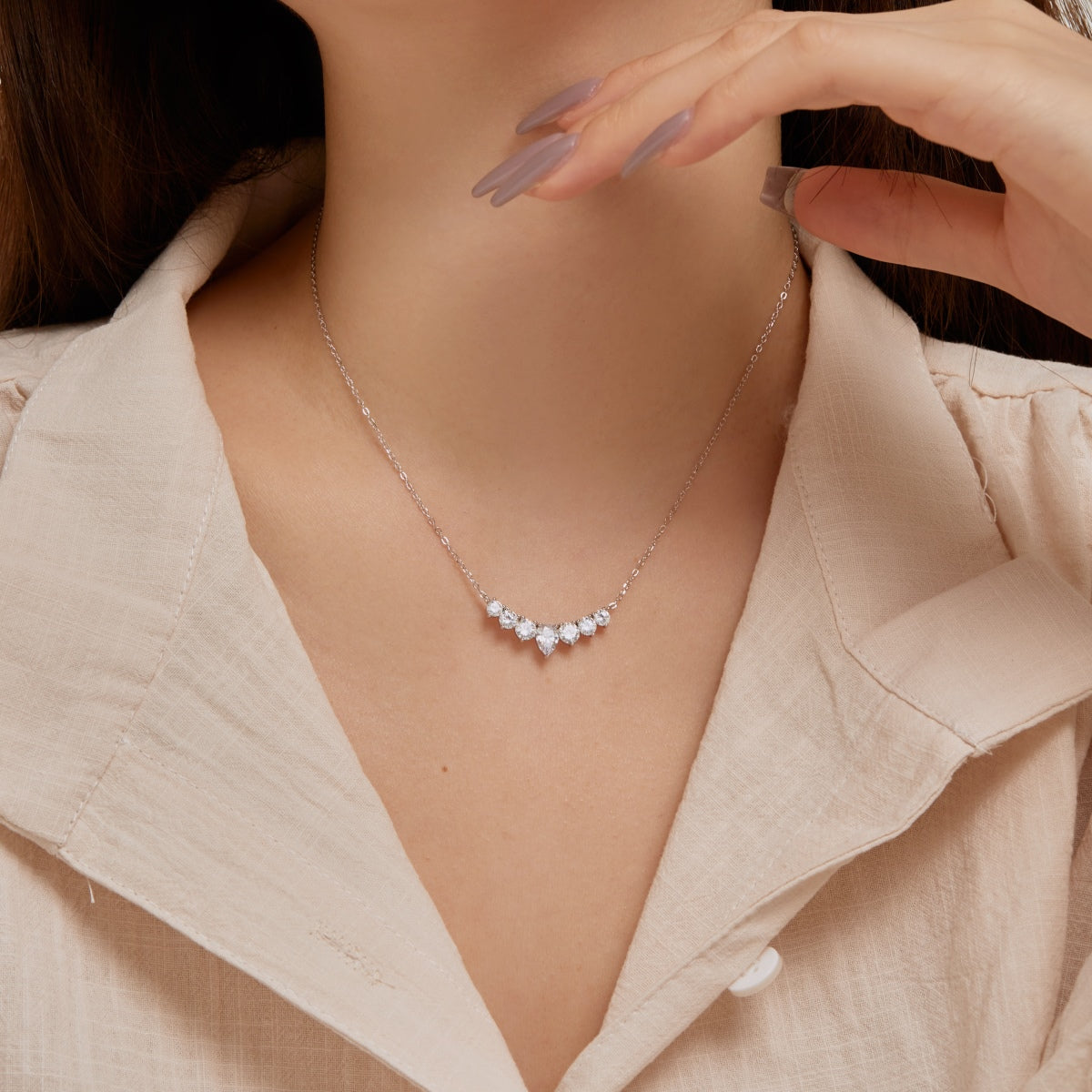 [Aurelle Style]Dainty Colorful Heart Necklace