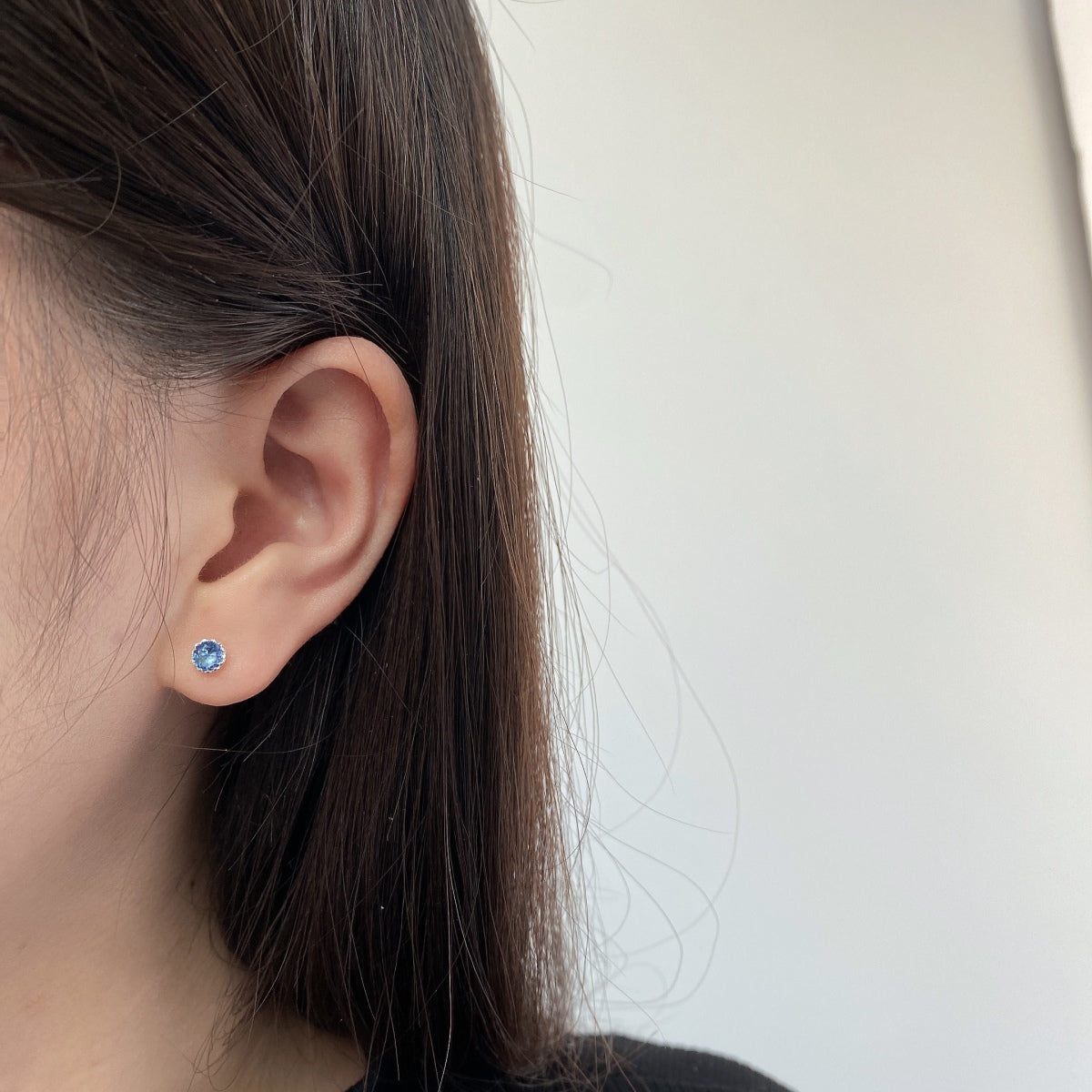 [Aurelle Style]Sparkling Colorful Round Shape Earrings