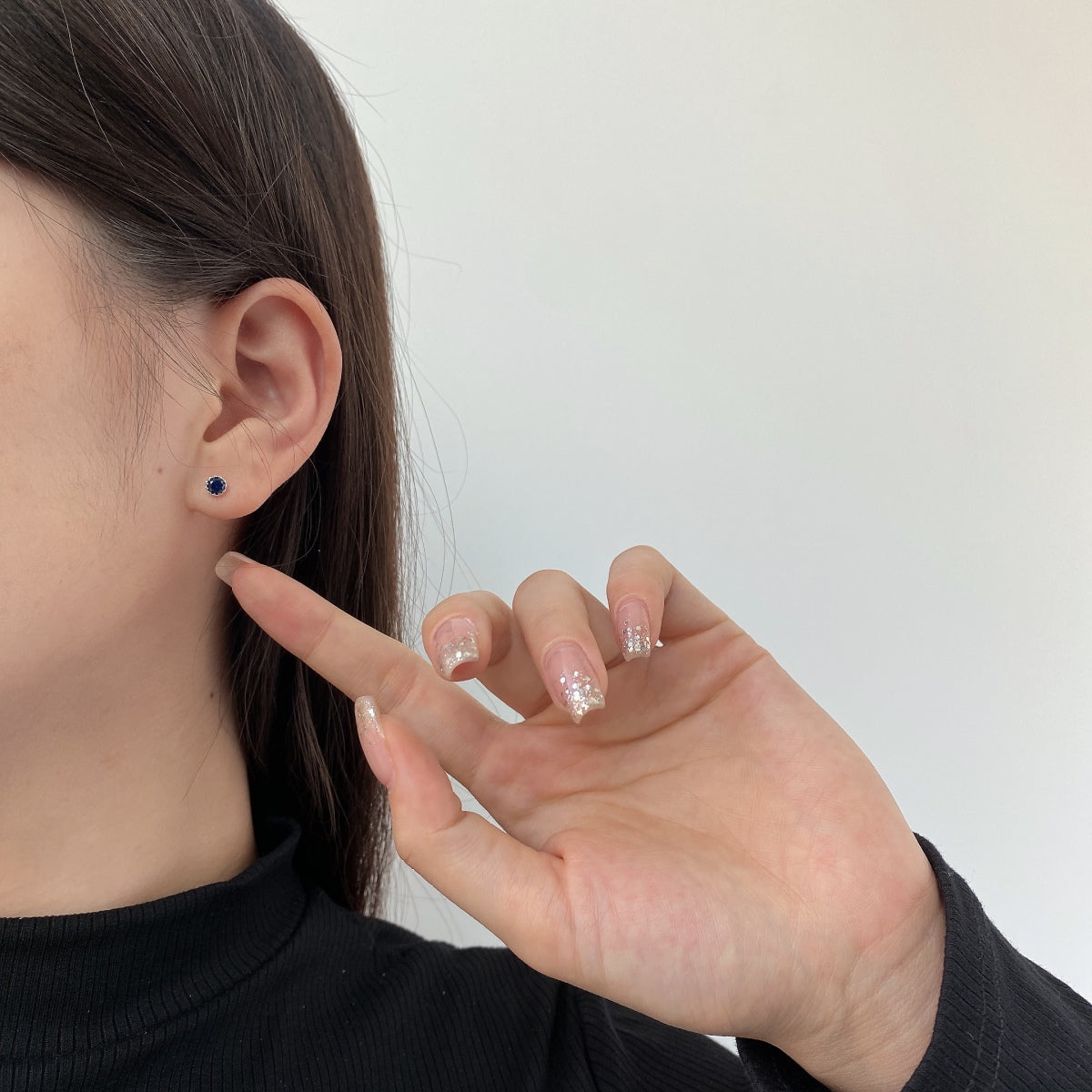 [Aurelle Style]Sparkling Colorful Round Shape Earrings