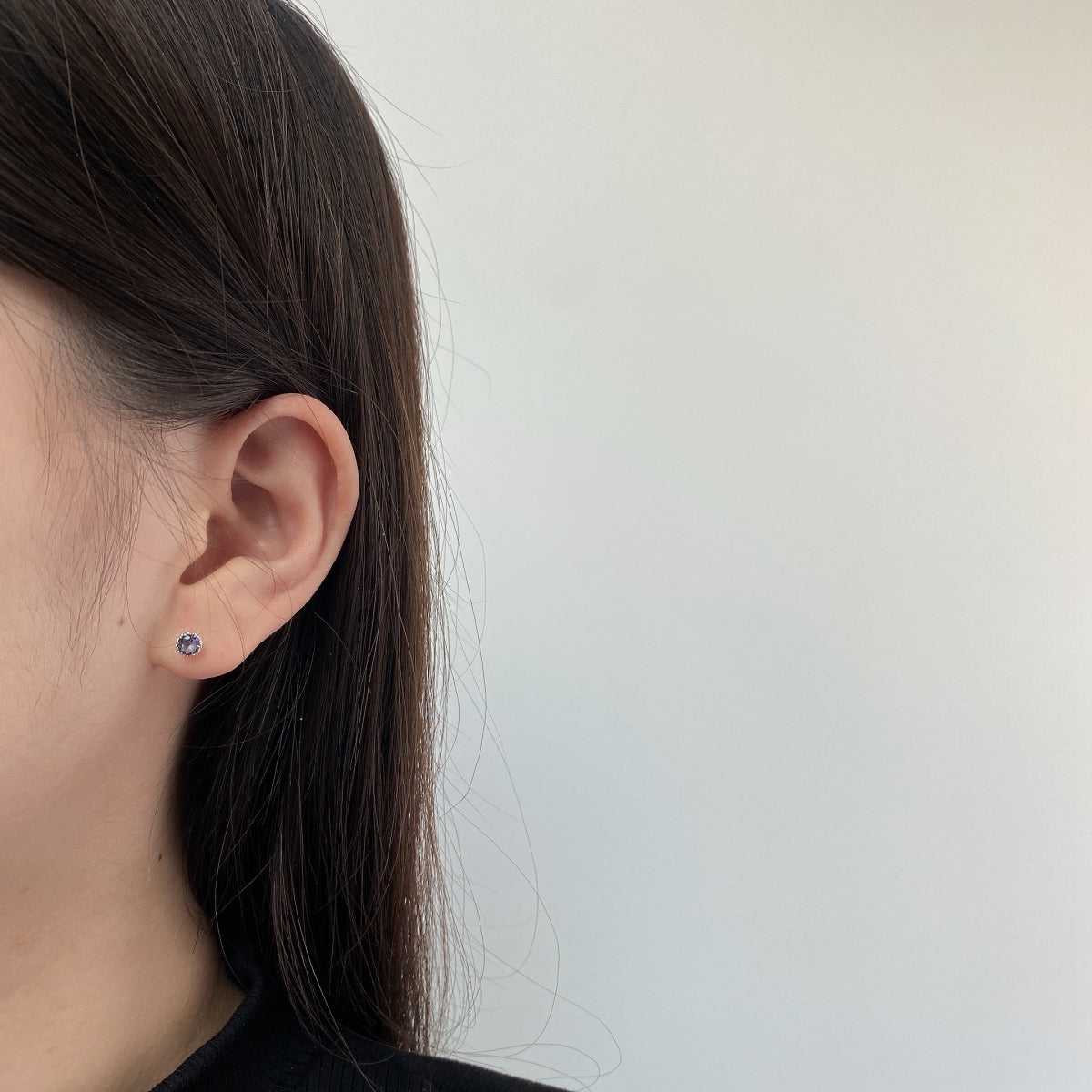 [Aurelle Style]Sparkling Colorful Round Shape Earrings