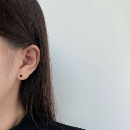 [Aurelle Style]Sparkling Colorful Round Shape Earrings
