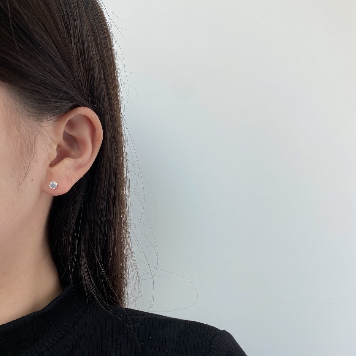 [Aurelle Style]Sparkling Colorful Round Shape Earrings