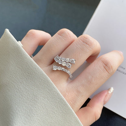 [Aurelle Style]Unique Vivid Snake Shape Daily Ring