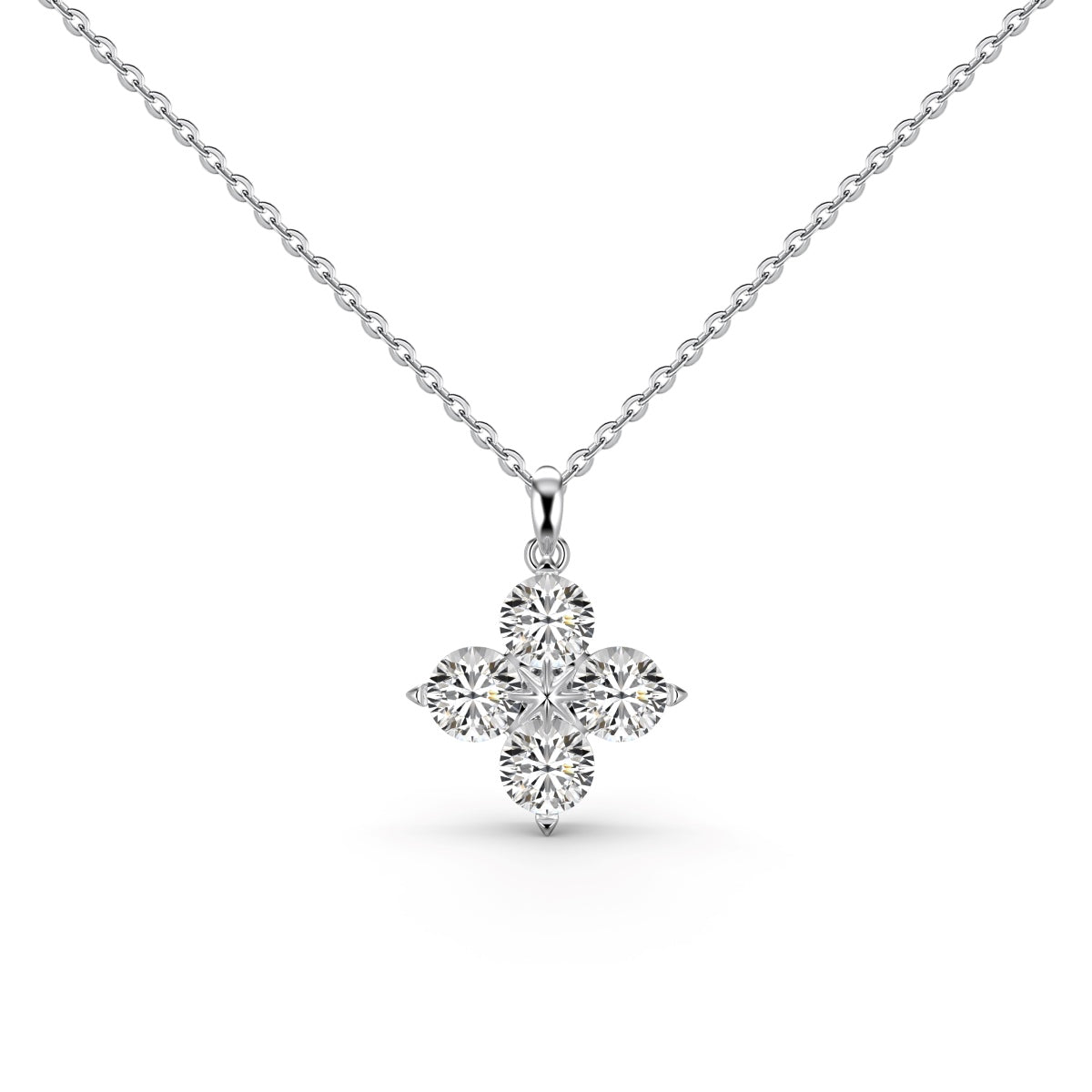 [Aurelle Style]Four-Leaf Clover And Eight-Pointed Star Necklace