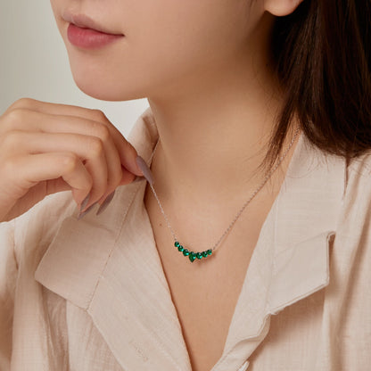[Aurelle Style]Dainty Colorful Heart Necklace