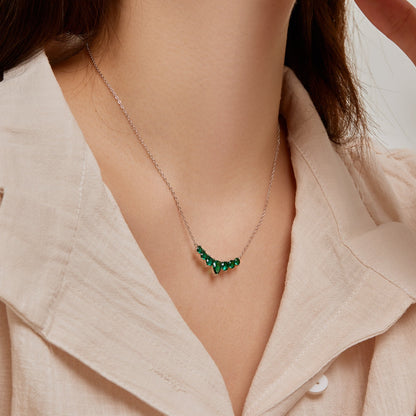 [Aurelle Style]Dainty Colorful Heart Necklace