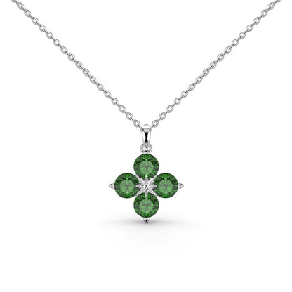 [Aurelle Style]Four-Leaf Clover And Eight-Pointed Star Necklace