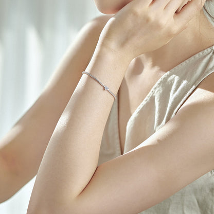 [Aurelle Style]0.5 Carat Elegant Romantic Heart Shape Lover Bracelet