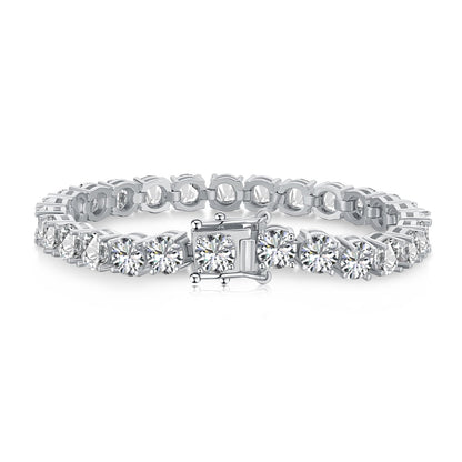 [Aurelle Style]0.75 Carat Dazzling Round Cut Wedding Bracelet