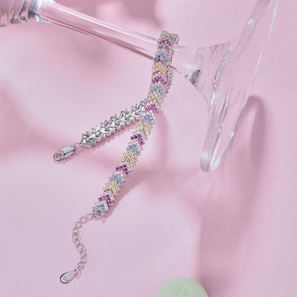 [Aurelle Style]Ornate Sparkling Round Cut Party Bracelet