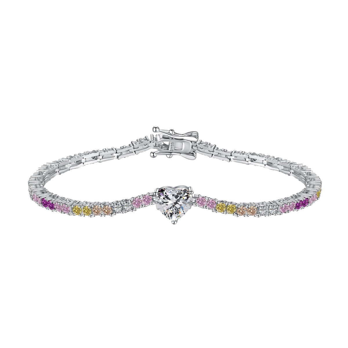 [Aurelle Style]Delicate Romantic Heart Shape Lover Bracelet