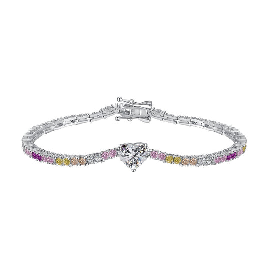[Aurelle Style]Delicate Romantic Heart Shape Lover Bracelet