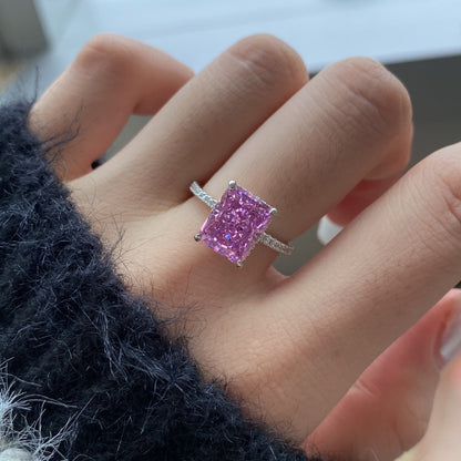[Aurelle Style]4.0 Carat Luxurious Engagement Ring