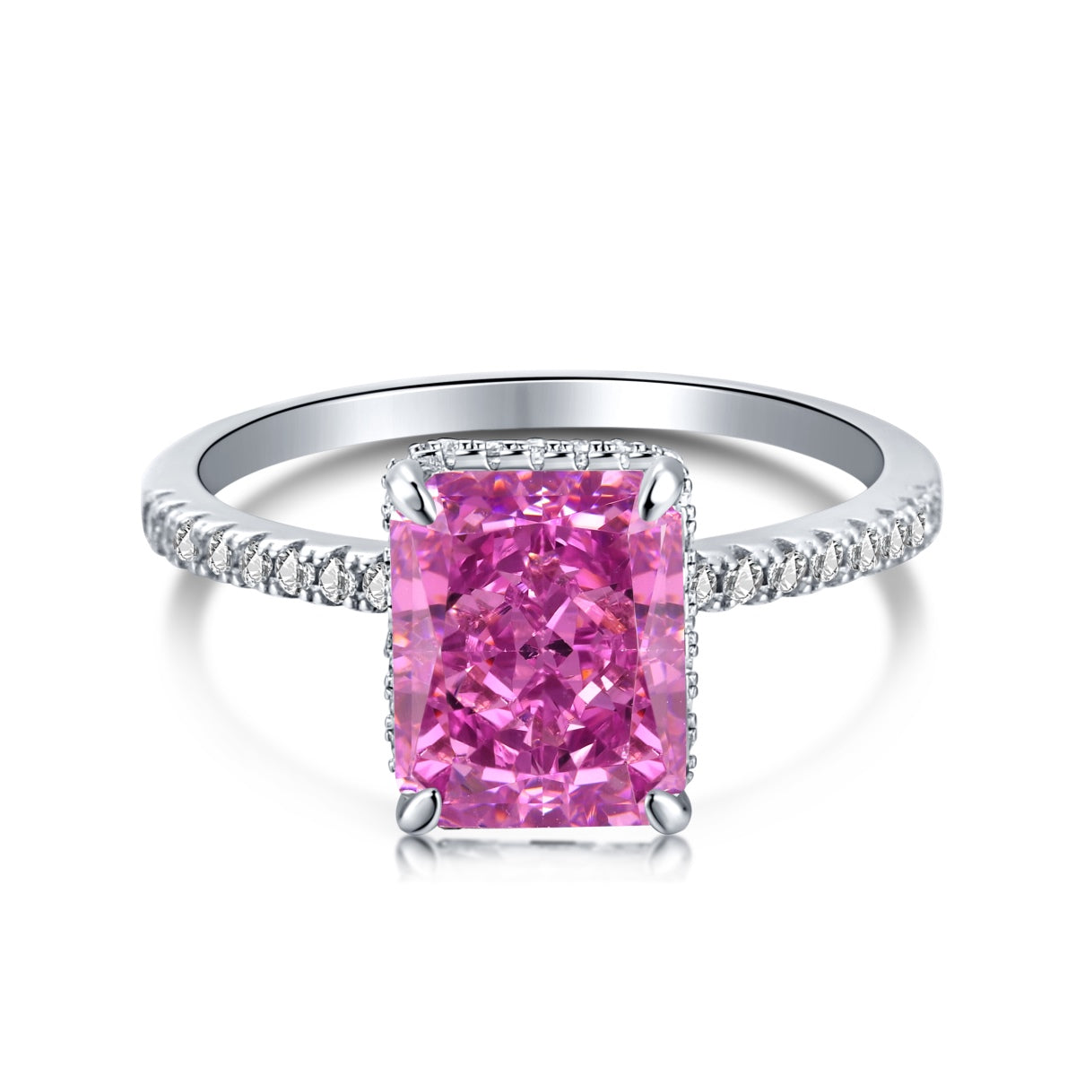 [Aurelle Style]4.0 Carat Luxurious Engagement Ring