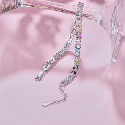 [Aurelle Style]Radiant Colorful Emerald Cut Party Bracelet