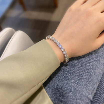 [Aurelle Style]0.75 Carat Dazzling Round Cut Wedding Bracelet