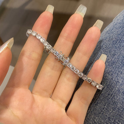 [Aurelle Style]Luxurious Ornate Round Cut Tennis Bracelet