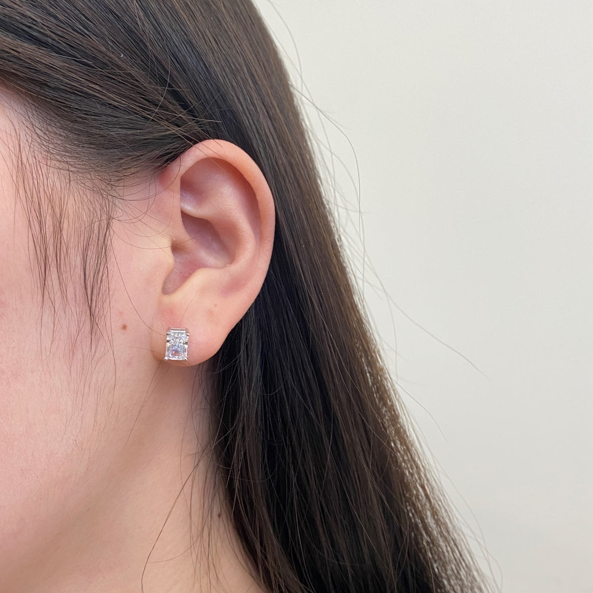 [Aurelle Style]Radiant Luxurious Princess Cut Daily Earrings