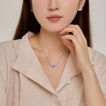 [Aurelle Style]Dainty Colorful Heart Necklace