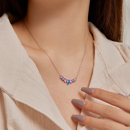[Aurelle Style]Dainty Colorful Heart Necklace