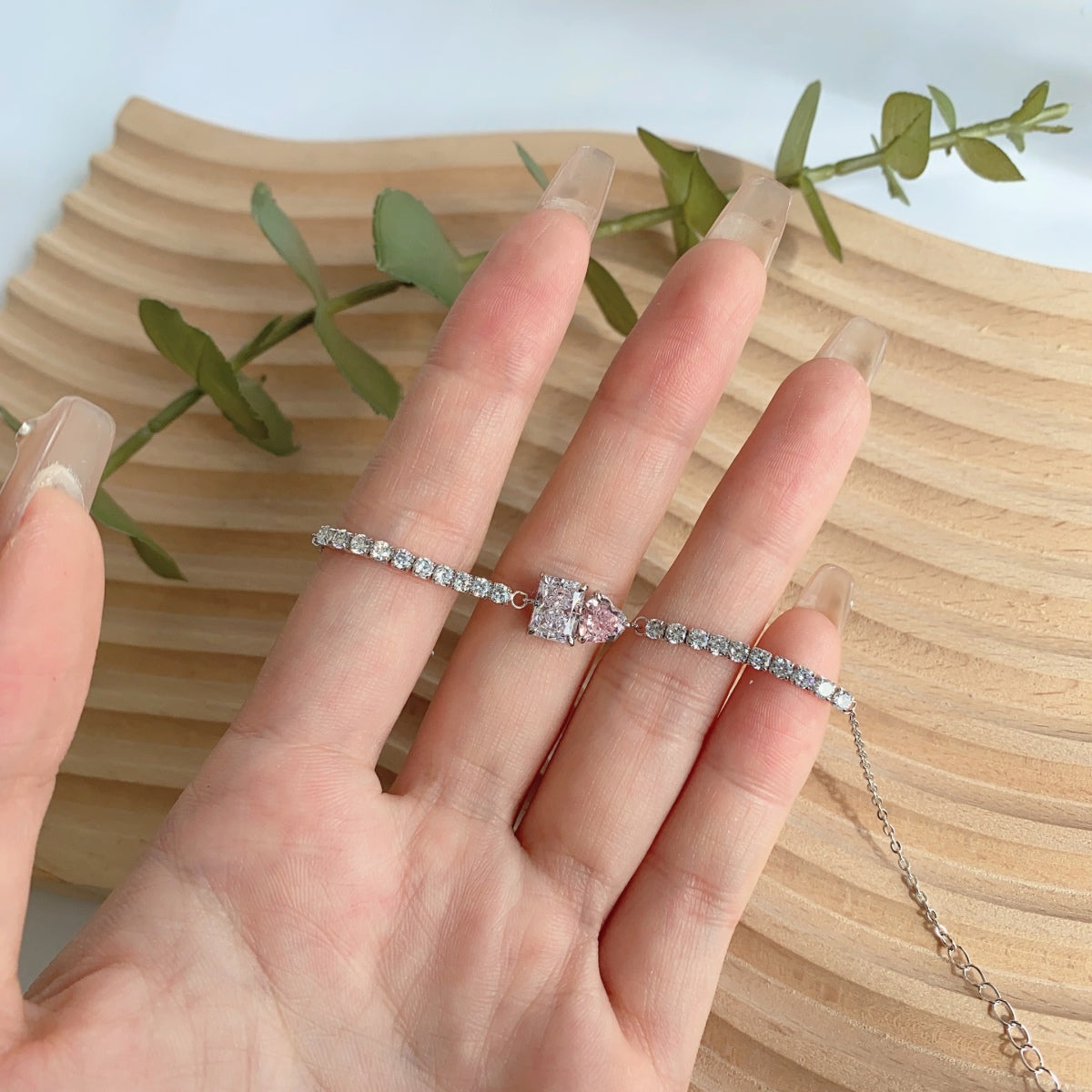 [Aurelle Style]Dazzling Unique Multi Shape Lover Bracelet