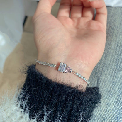 [Aurelle Style]Dazzling Unique Multi Shape Lover Bracelet