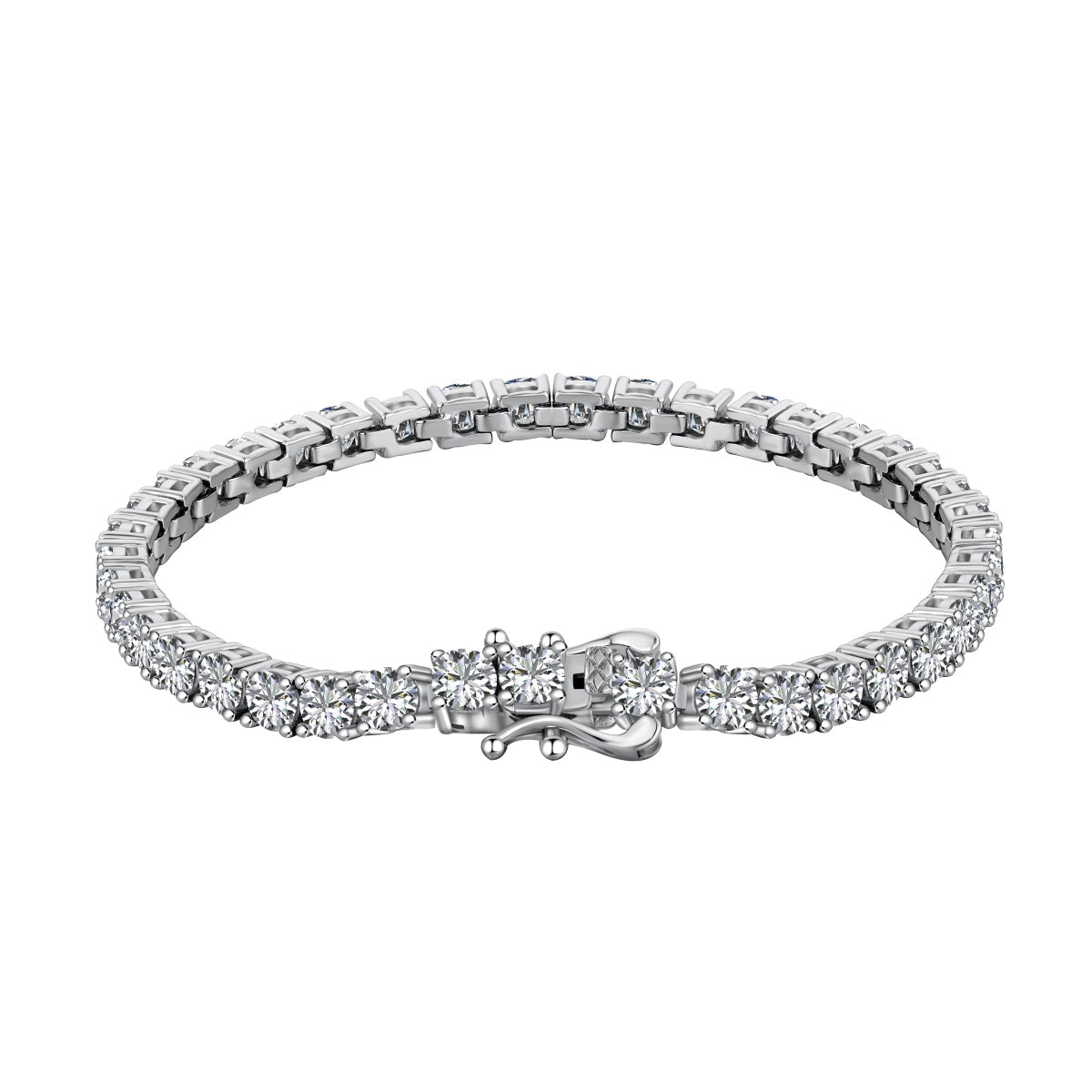 [Aurelle Style]Luxurious Ornate Round Cut Tennis Bracelet