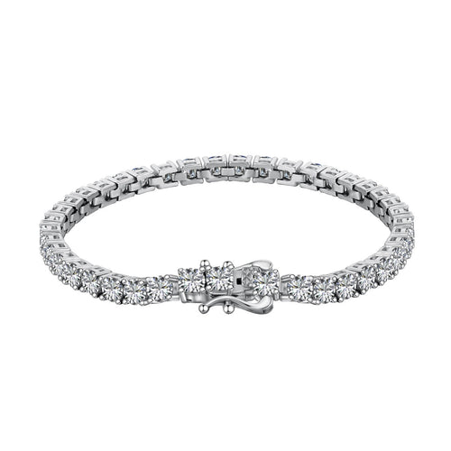 [Aurelle Style]Luxurious Ornate Round Cut Tennis Bracelet