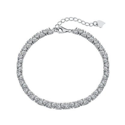 [Aurelle Style]Dazzling Romantic Heart Shape Lover Bracelet