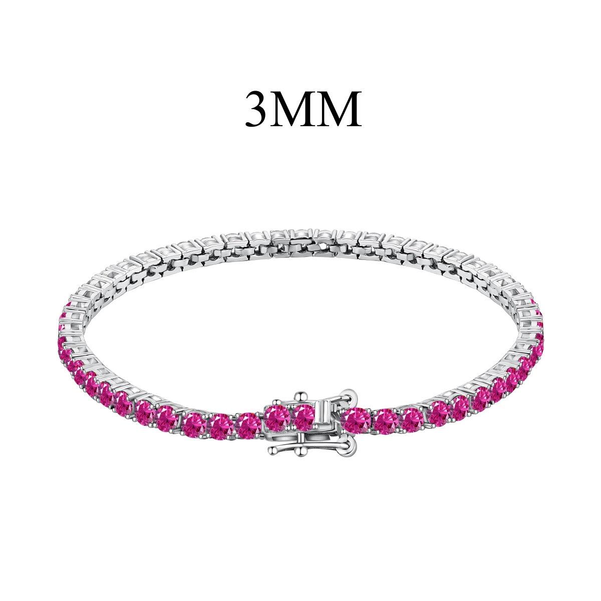 [Aurelle Style]Radiant Colorful Round Cut Party Bracelet