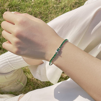 [Aurelle Style]Radiant Colorful Round Cut Party Bracelet