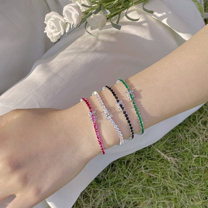 [Aurelle Style]Radiant Colorful Round Cut Party Bracelet