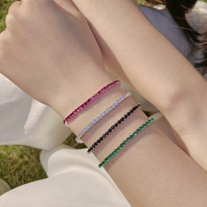 [Aurelle Style]Radiant Colorful Round Cut Party Bracelet