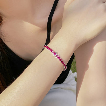 [Aurelle Style]Radiant Colorful Round Cut Party Bracelet