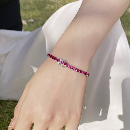 [Aurelle Style]Radiant Colorful Round Cut Party Bracelet