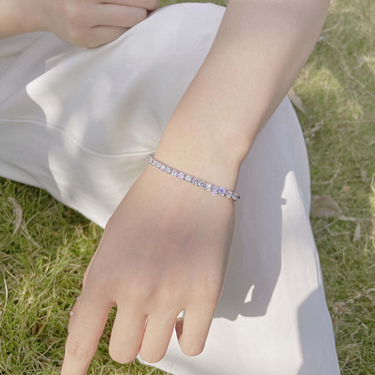 [Aurelle Style]Radiant Colorful Round Cut Party Bracelet