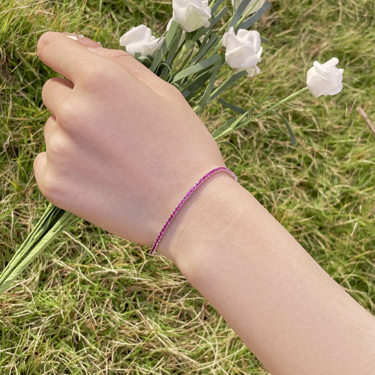 [Aurelle Style]Radiant Colorful Round Cut Party Bracelet